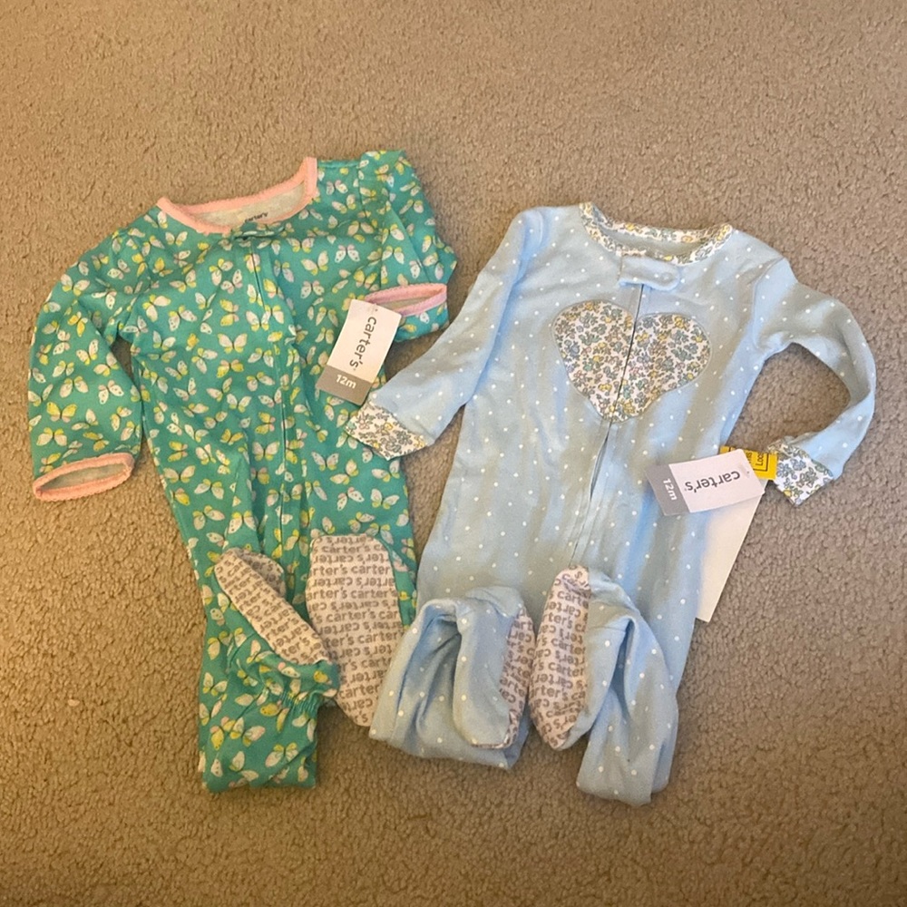 NWT  TWO Carters pajamas